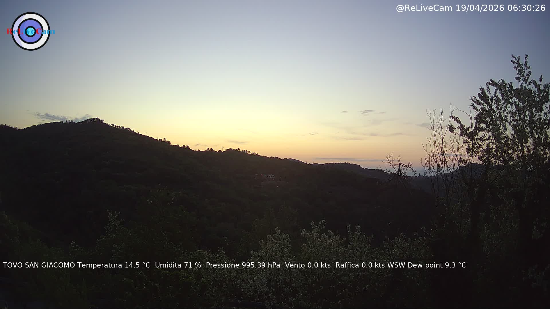 Timelapse del 19/04/2026