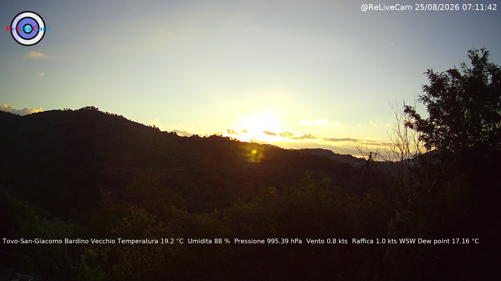 Timelapse del 25/08/2026
